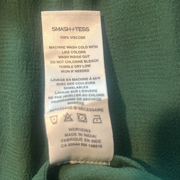 Smash and Tess Violet Mini Dress in Foliage Green - Picture 5 of 6